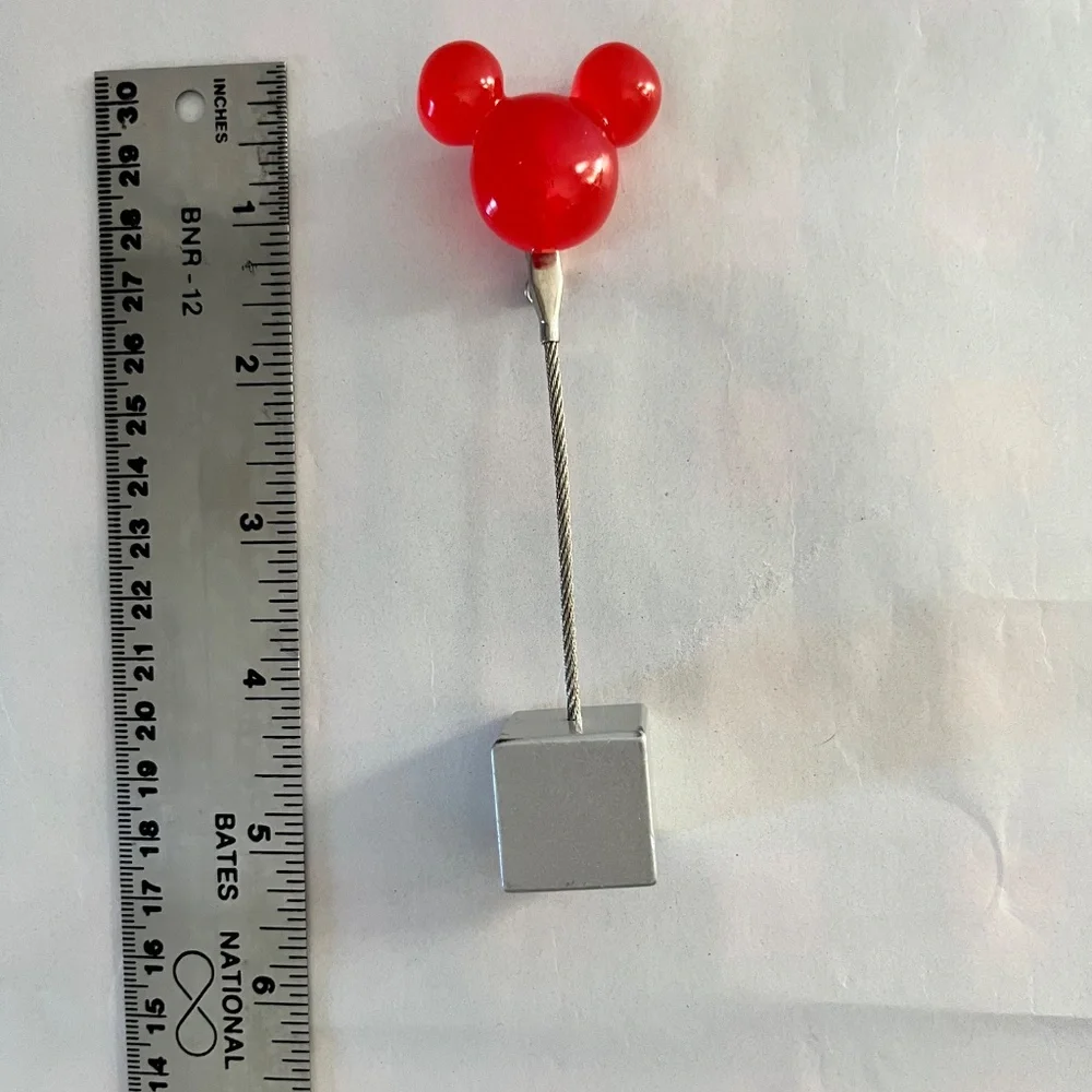 Disney Mickey Mouse Red Ears photo holder / clip Y2K early 2000s